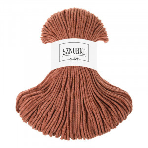 Terracotta braided cord 3mm 100m  / 250g