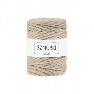 Beige 5mm 100m twisted cord / 660g