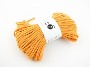 Braided cotton cord - Super 7 - yellow - 50m 600g