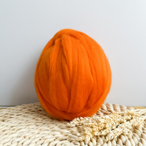 Fir Gigant Lână Merinos - Orange 200 g, 9m