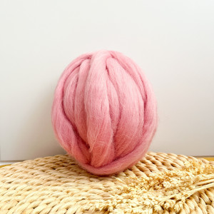 Fir Gigant Lână Merinos - Powder Pink 200 g, 9m