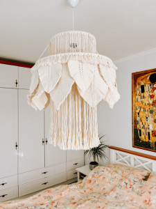 Exemplu - Abajur realizat de Atelier Macrame