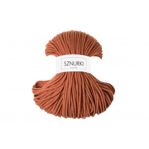 Orange braided cord 5mm 100m / 500g