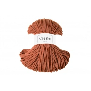 Orange braided cord 5mm 100m / 500g