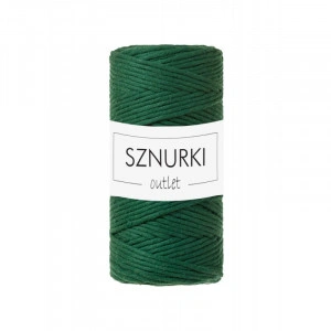 Pine Green twisted cord 3mm 100m  / 330g