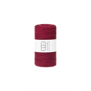 Red wine braided cord 3mm 100m / 250g