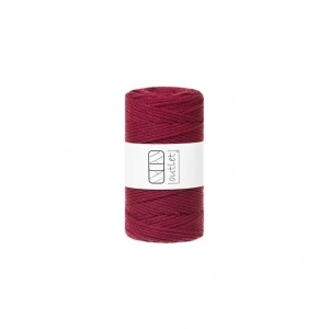 Red wine braided cord 3mm 100m / 250g