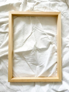 Yew wood weaving frame 30x40 cm