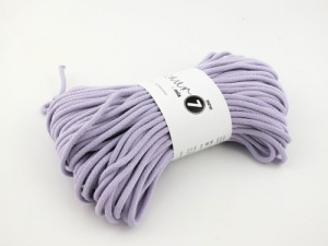 Braided cotton cord - Super 7 - lavender - 50m 600g