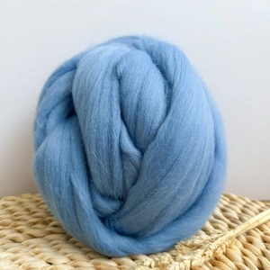 Fir Gigant Lână Merinos - Sea Blue 200 g, 9m
