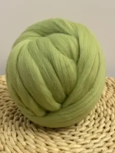 Giant Merino Wool Thread - Lime Green 200 g, 9m