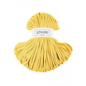 Yellow braided cord 5mm 100m / 500g