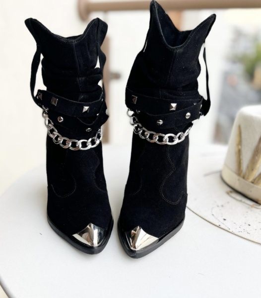 Ciocate Rissa Chain Metal Black