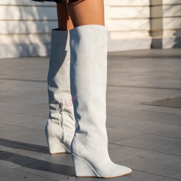 Cizme Yssa Tall All Season Cream