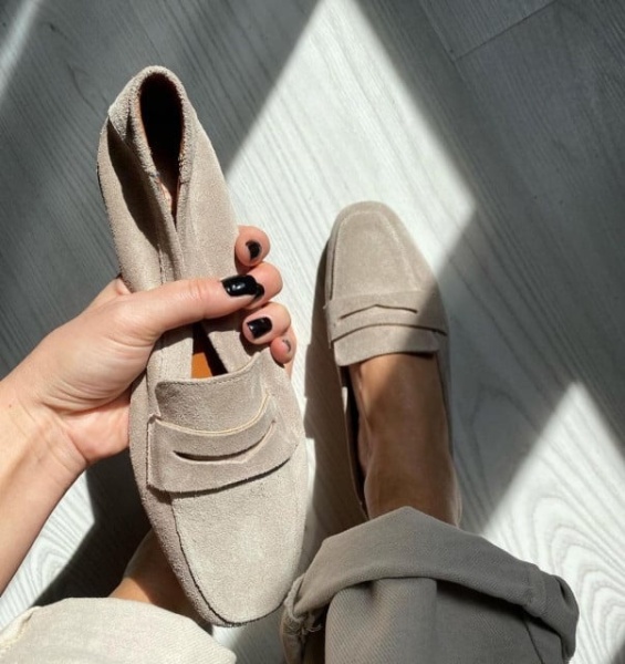 Mocasini Verronika Beige