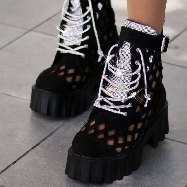 Bocanci Essenza Sparkle Black