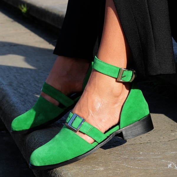 Pantofi Casual Bianca Verde