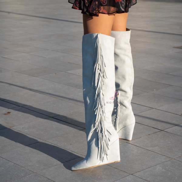 Cizme Marra Tall All Season Cream