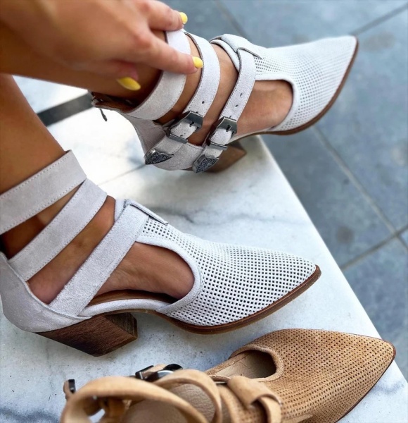 Botine Kelly White