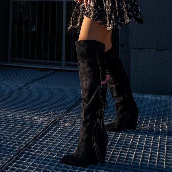 Cizme Marra Tall All Season Negru
