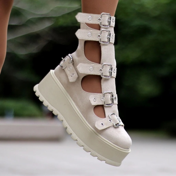 Bocanci Rock Tall Cream