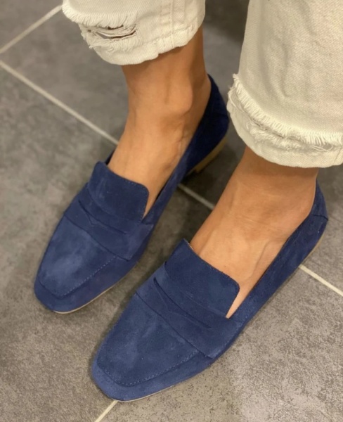 Mocasini Verronika Bleumarin