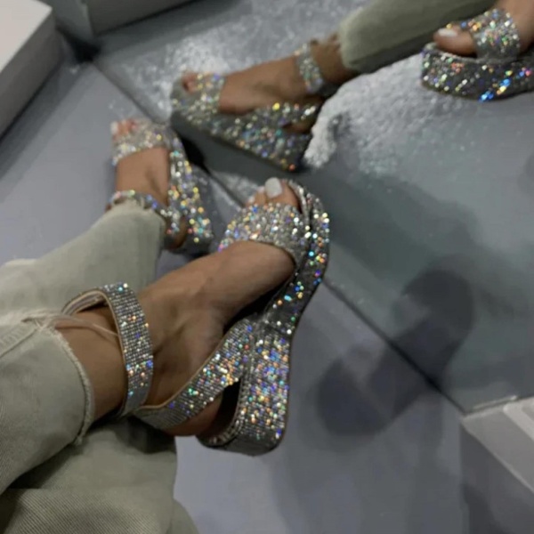 Sandale Glitter