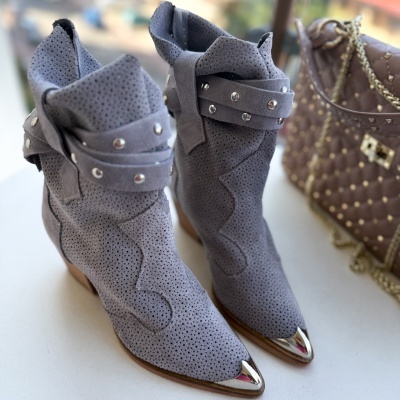 Ciocate Rissa Perforated Metal Grey - Img 5