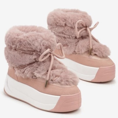 Ghete Fluffy Pink - Img 4