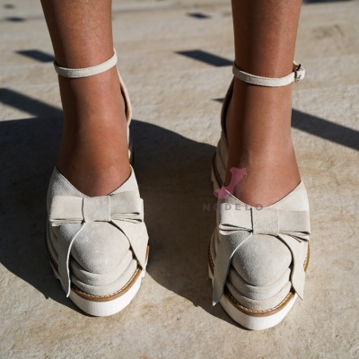 Pantofi Casual Dianne Bowie Cream - Img 2