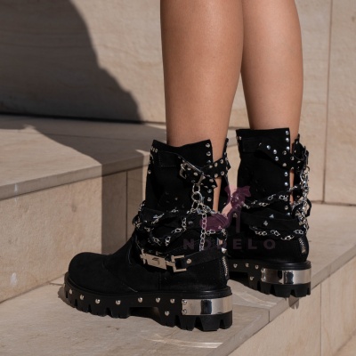 Bocanci Hollywood 2 Perforated Black - Img 2