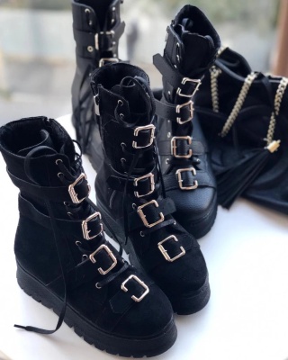 Bocanci Season Black Suede - Img 2