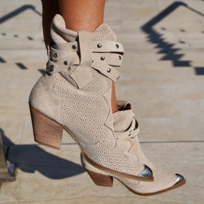 Ciocate Rissa Perforated Metal Cream - Img 3