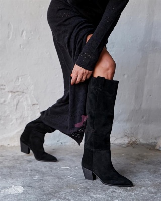 Cizme Aida Tall Black - Img 6