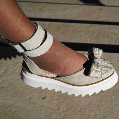 Pantofi Casual Amirra Bride Cream - Img 4
