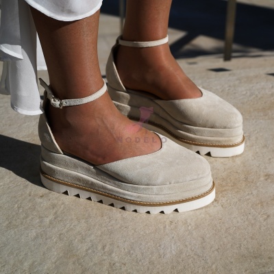 Pantofi Casual Dianne Simple Cream - Img 4