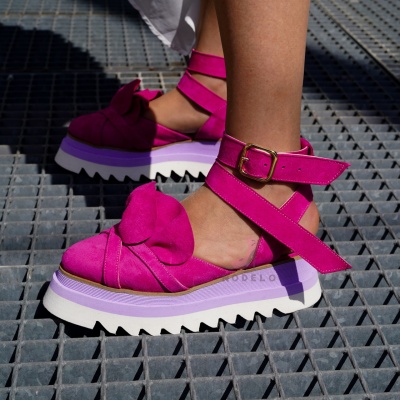 Pantofi Casual Mira Purple + Fuchsia