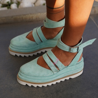 Pantofi Casual Sandra Mint - Img 3