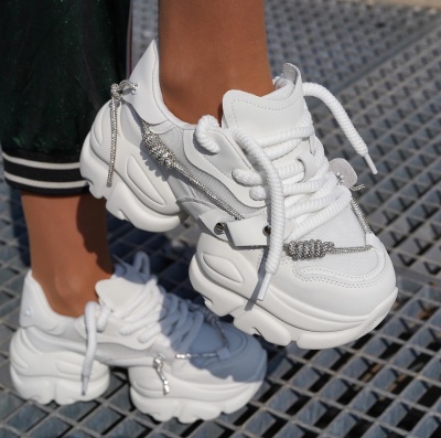 Sneakersi Glamm White - Img 2