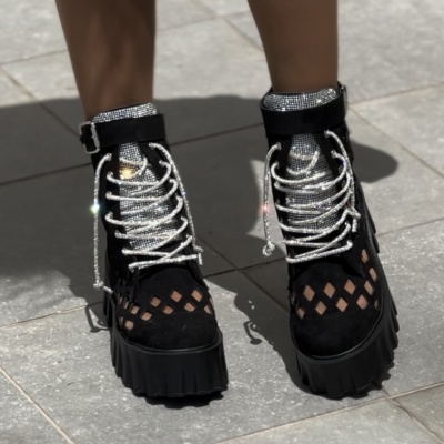 Bocanci Essenza Sparkle Black - Img 2
