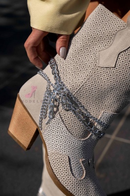 Ciocate Noelle Perforated Cream - Img 3