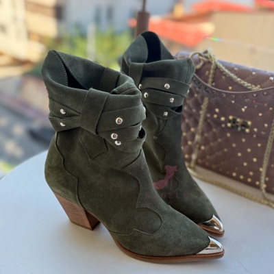 Ciocate Rissa Metal Khaki - Img 1