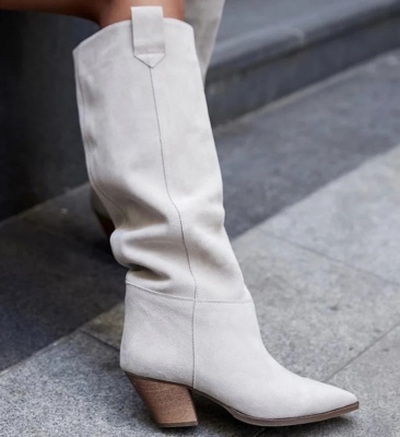 Cizme Aida Tall Cream - Img 3