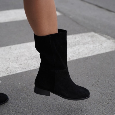 Cizme Mara Short Negru - Img 1