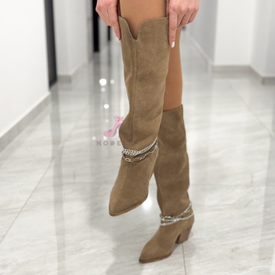 Cizme Ramona Beige