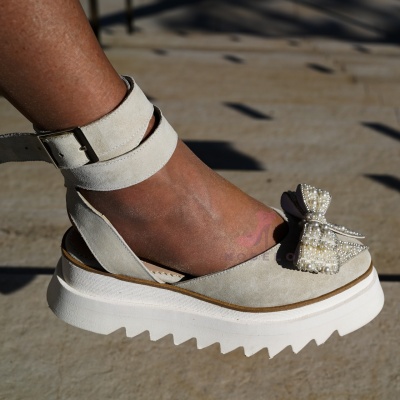 Pantofi Casual Amirra Bride Cream - Img 2