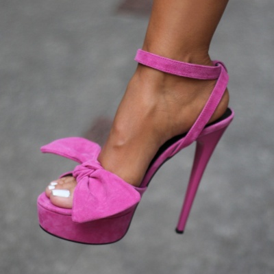 Sandale Zanno Bow Fuchsia - Img 1