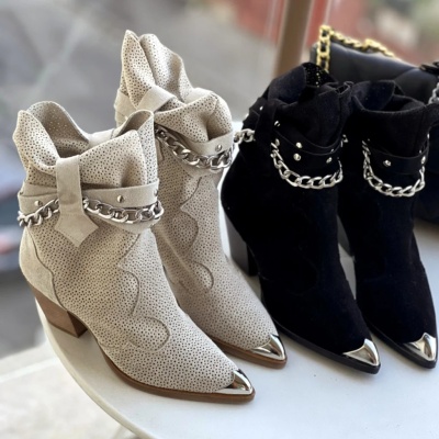 Ciocate Rissa Chain Perforated Cream - Img 2