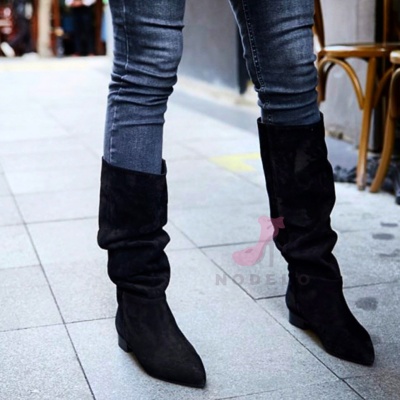 Cizme Kaily Tall Black Suede - Img 2