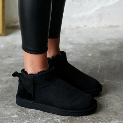 Ghete tip UGG Mini Negru - Img 2